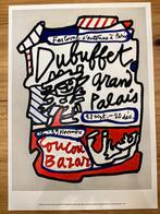Jean Dubuffet - Reprint Cartel de la retrospectiva de Jean, Antiek en Kunst, Kunst | Tekeningen en Foto's