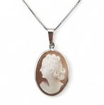 Argentum 925 - Cameo - Cammeo met de hand gesneden