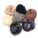 Zuivere wol voor Naaldvilten bruintinten 7 verschillende, Nieuw, Ophalen of Verzenden