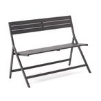 *WOONWINKEL* Kave Home Torreta Inklapbare Tuin Eetbank Alumi, Tuin en Terras, Tuinsets en Loungesets, Verzenden, Nieuw