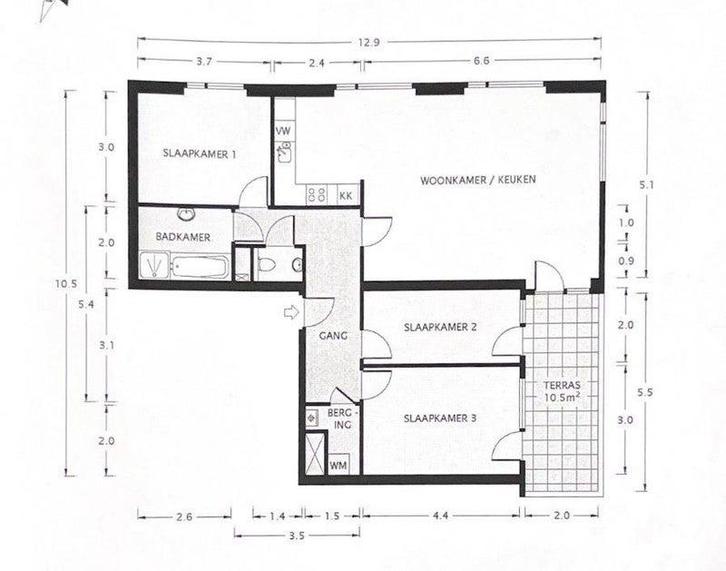 Te huur: Appartement Teakhout in Zaandam, Huizen en Kamers, Huizen te huur, Noord-Holland, Appartement