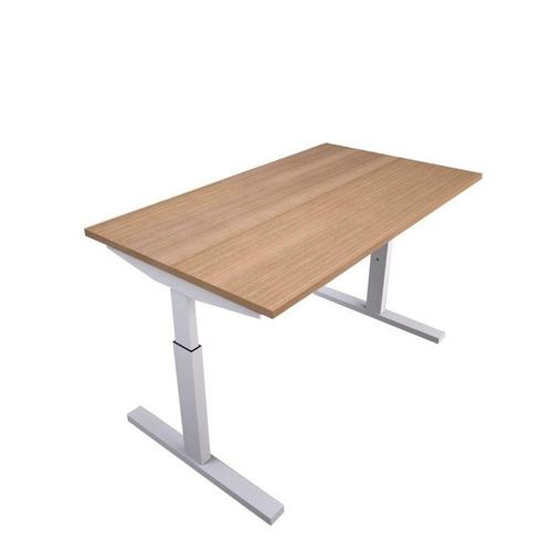 Recht T-poot bureau, 140 x 80 cm, Zakelijke goederen, Kantoor en Winkelinrichting | Kantoormeubilair en Inrichting, Ophalen of Verzenden