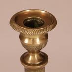 Stel van 2 vergulde Franse kandelaren  Charles Dix  ca 1825, Ophalen of Verzenden