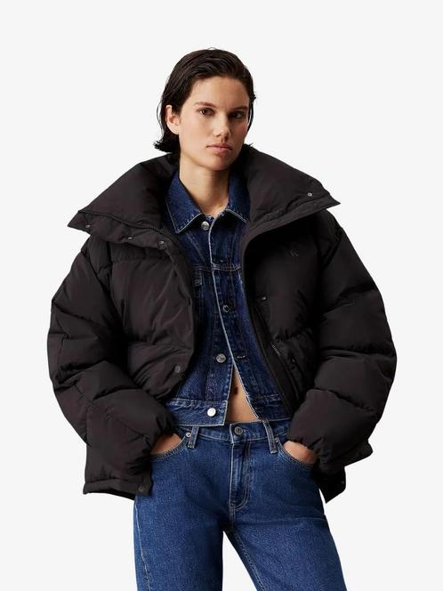 -20% Calvin Klein  Calvin Klein Relaxed puffer, beh  maat M, Kleding | Dames, Jassen | Winter, Zwart, Nieuw, Verzenden