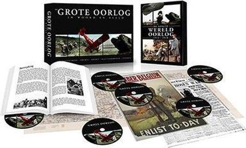 Grote Oorlog In Woord En Beeld (8dvd + boek) - DVD, Cd's en Dvd's, Dvd's | Documentaire en Educatief, Verzenden