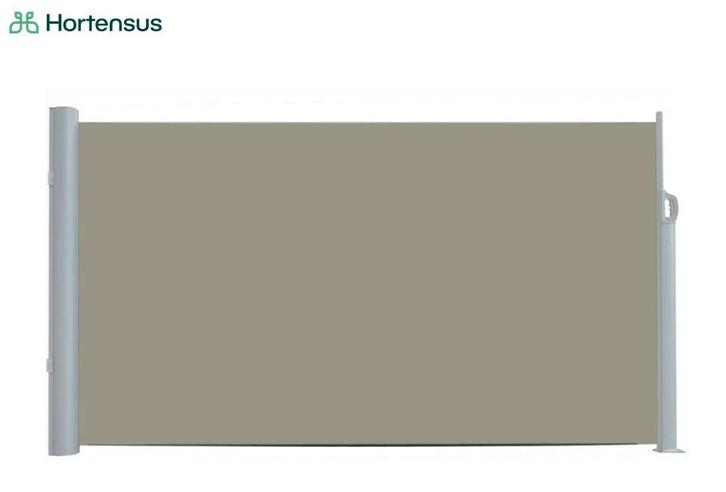 2dekans | Hortensus - Uitschuifbaar windscherm in antraciet, Tuin en Terras, Zonneschermen, Zo goed als nieuw, Ophalen of Verzenden