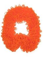 Sjawl met franjes fluor oranje, Kleding | Dames, Ophalen of Verzenden, Nieuw