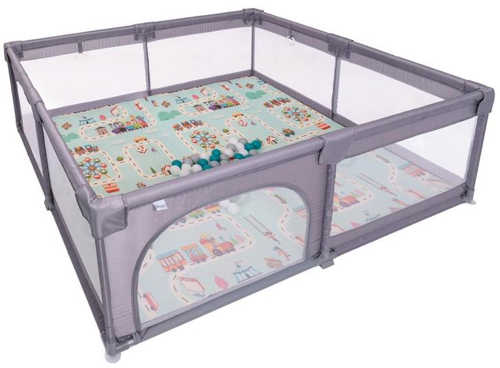 Babygo Grey XL Ballenbak met Bodemmatras 7702, Kinderen en Baby's, Speelgoed | Babyspeelgoed, Nieuw, Verzenden