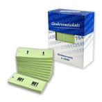 Garderobe blok groen 1-1000, Verzenden, Nieuw, Feestartikel