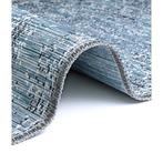 Vloerkleed - loper - vintage - 77x200 cm - blauw tinten, Verzenden, Nieuw
