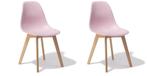 Lichtgewicht roze eetkamerstoelen - eenvoudige montage en..., Huis en Inrichting, Stoelen, Overige kleuren, Nieuw, Ophalen of Verzenden