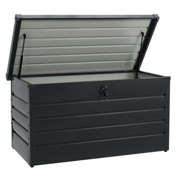 Metalen Opbergbox / Kussenbox Limani - 380 Liter - Antraciet beschikbaar voor biedingen