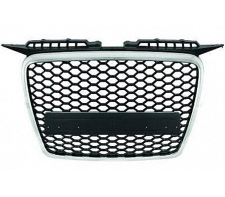Grill RS Design Audi A3 8P (2004-2007) Chroom/Zwart RS-Look, Auto-onderdelen, Overige Auto-onderdelen, Ophalen of Verzenden