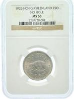 Groenland. Christian X. 25 Öre (øre) 1926 - NGC MS63
