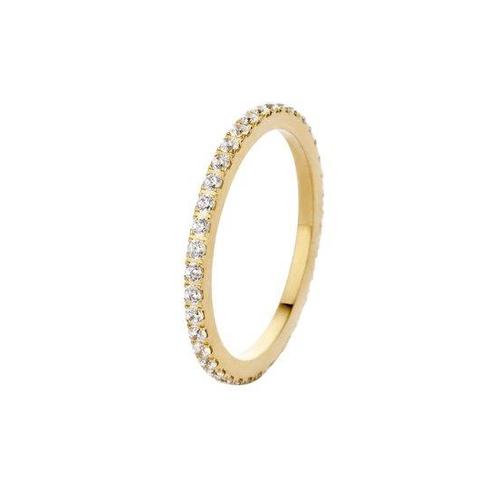 Melano friends Sade cz ring - Goudkleurig + Crystal - Dames, Sieraden, Tassen en Uiterlijk, Ringen, Verzenden