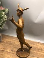 Beeldje - Hermes - Gegoten messing, Antiek en Kunst, Antiek | Keramiek en Aardewerk