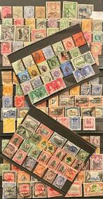 Britse Gemenebest 1876/1933 - Vijf steekkaarten met veel, Gestempeld