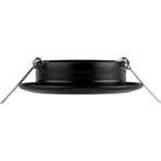 Spot Armatuur GU10 - Inbouw Rond - Zwart - Kantelbaar Ø82mm, Huis en Inrichting, Lampen | Spots, Metaal of Aluminium, Nieuw, Ophalen of Verzenden