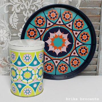oude blikken / koektrommels - vintage - brocante beschikbaar voor biedingen