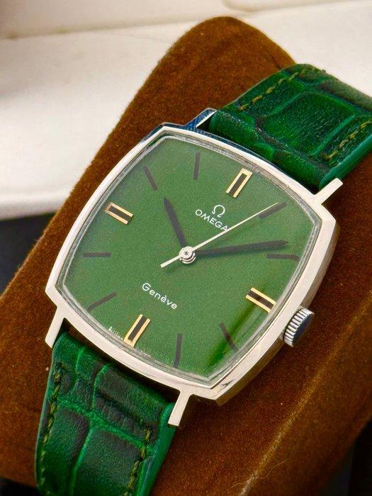 Omega - Geneve TV Tank Green Dial Cal.601 - 131.022 - Heren, Sieraden, Tassen en Uiterlijk, Horloges | Heren