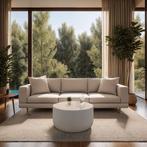 Ronde salontafel Ronan, voor binnen & buiten, 80x39,5 cm - w, Verzenden, Nieuw