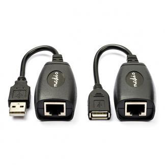Actieve USB verlengkabel | Tot 50 meter over UTP | USB 1.1, Computers en Software, Pc- en Netwerkkabels, Nieuw, Verzenden