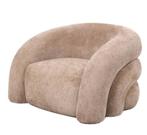 Fauteuil ‘Senna’ Chenille | Japandi Interieur  | 100x89,5x60, Ophalen, Nieuw