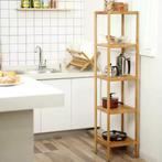 Bamboe Opbergrek met 5 Niveaus – Rek voor Badkamer en Keuken, Huis en Inrichting, Kasten | Boekenkasten, Verzenden, Nieuw
