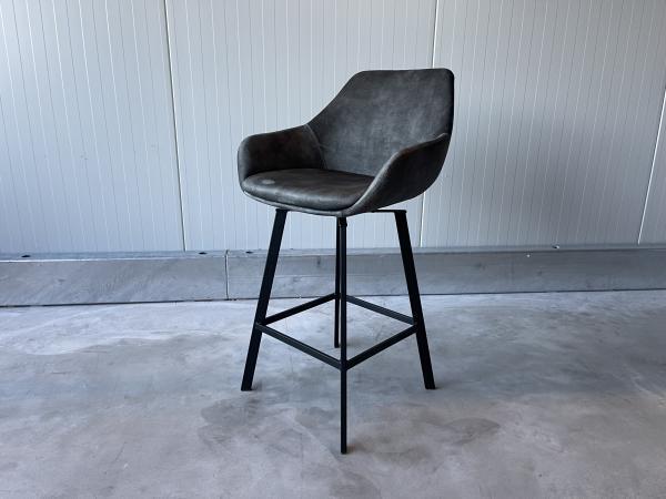 Veiling - Barkruk ZH65 Roy (set van 4) Velvet - Velours - Gr, Huis en Inrichting, Stoelen