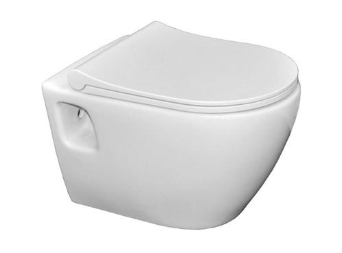 Sanicare Rondo wandcloset incl. Rondo SLIM ( Ultra dun ) toi, Doe-het-zelf en Verbouw, Sanitair, Nieuw, Verzenden