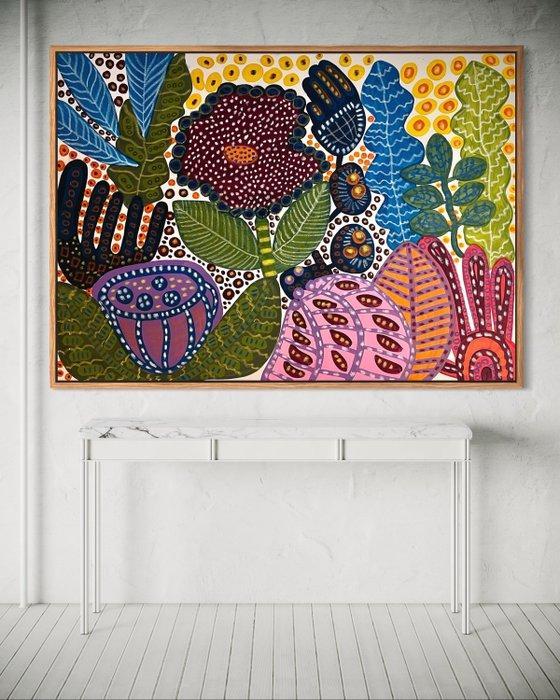 Maraé - Forêt Lumineuse XXL, Antiek en Kunst, Kunst | Schilderijen | Modern