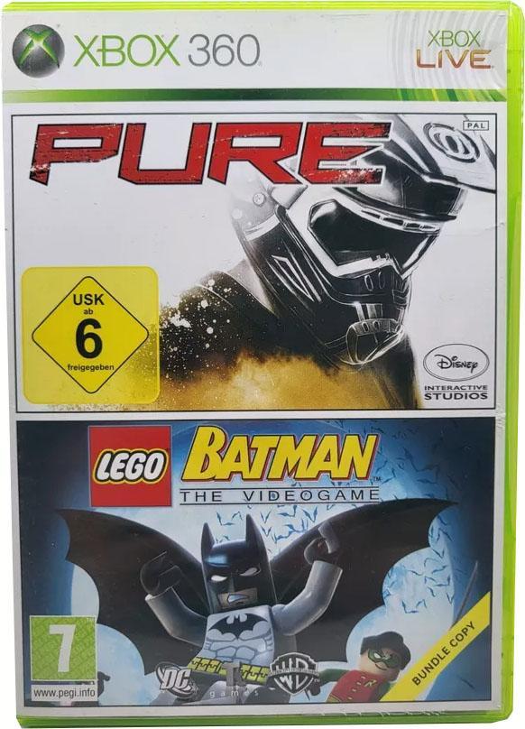 Pure + LEGO Batman The Videogame-Standaard (Xbox 360), Spelcomputers en Games, Games | Xbox 360, Zo goed als nieuw, Ophalen of Verzenden
