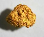 Goud Goud nugget - Hoogte: 8 mm - Breedte: 6 mm- 0.77 g -