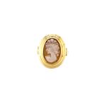 Ring met camee 8 krt