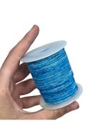 Leren koord rol 1,5mm 50m blauw, Nieuw