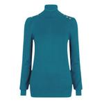 -30% Esqualo  Esqualo Sweater f23-07541 fancy petrol  maat X, Verzenden, Nieuw, Blauw