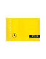 1957 MERCEDES BENZ 219 BROCHURE ENGELS, Boeken, Auto's | Folders en Tijdschriften, Nieuw, Author