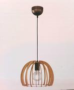 Trendy houten hanglamp, Huis en Inrichting, Lampen | Hanglampen, Verzenden, Nieuw, Hout, Trendy 