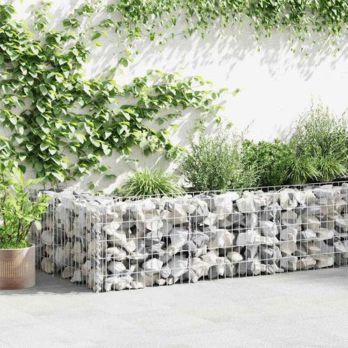 vidaXL Schanskorfmuur 450x30x50 cm gegalvaniseerd staal, Tuin en Terras, Schuttingen, Nieuw, IJzer, Minder dan 1 meter, Verzenden