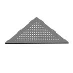 Square Corner hoekplanchet inbouw 30x25 cm gun metal, Verzenden, Nieuw
