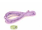 Waxkoord 1.5 mm Violet-Lila 1,2 mtr., Verzenden, Nieuw
