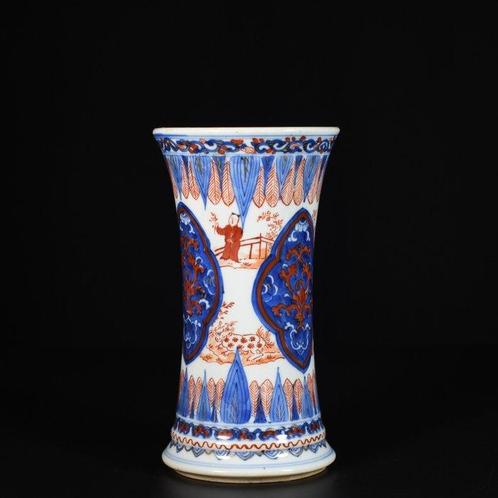 Vaas - Porselein - China - Kangxi (1662-1722) - Porseleinen, Antiek en Kunst, Antiek | Overige Antiek