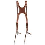 The Hantler Dual camera harness Cognac / Old silver, Regular, Verzenden, Gebruikt, Overige Merken