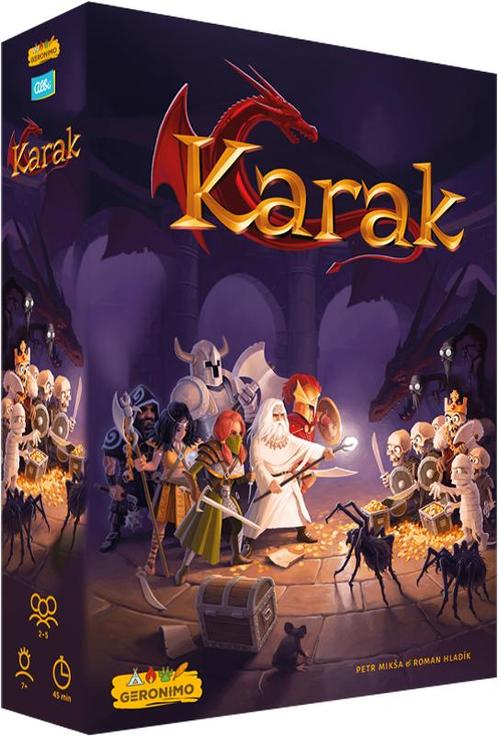 Karak - Bordspel | Geronimo - Gezelschapsspellen, Hobby en Vrije tijd, Gezelschapsspellen | Bordspellen, Nieuw, Verzenden
