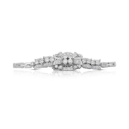 Armband Platina - 2.40ct. tw. Diamant (Natuurlijk) -, Sieraden, Tassen en Uiterlijk, Armbanden