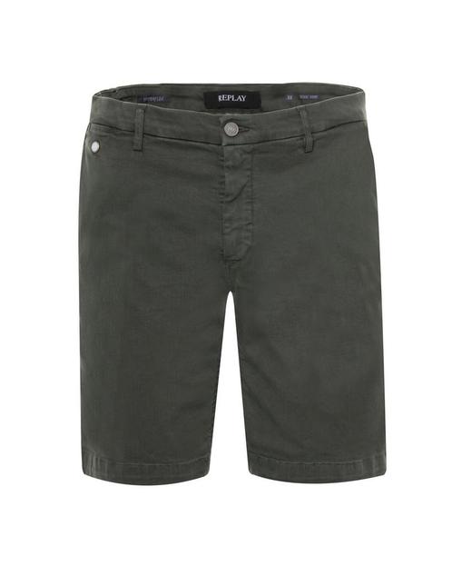Replay Benni Short Herenkleding, Kleding | Heren, Broeken en Pantalons, Groen, Nieuw, Verzenden