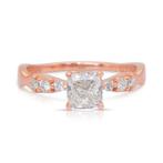 Ring - 18 karaat Roségoud - 1.16ct. tw. Diamant (Natuurlijk), Nieuw