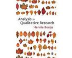 Analysis in Qualitative Research - Analysis in Qualitative, Boeken, Ophalen of Verzenden, Nieuw