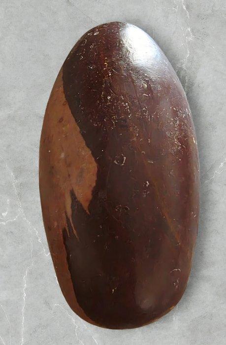 Shiva Lingam Ovoïde - Hoogte: 146 mm - Breedte: 73 mm- 1118, Verzamelen, Mineralen en Fossielen