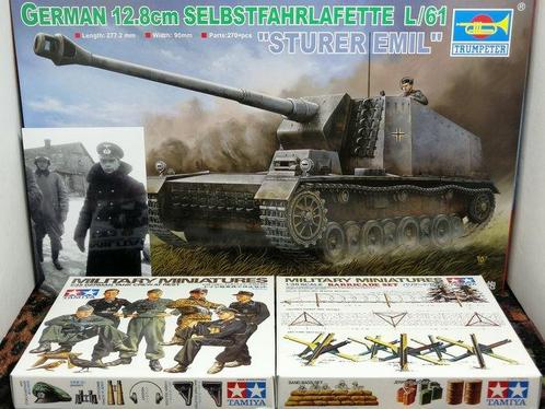 Tamiya + Trumpeter - Speelgoed Germania 1942/45 con 5 kit, Kinderen en Baby's, Speelgoed | Overig